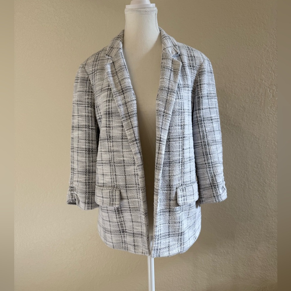 Black & White Tweed Blazer